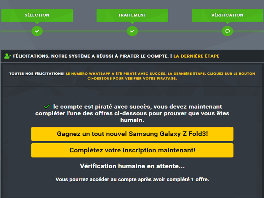 Pirater un compte whatsapp en ligne