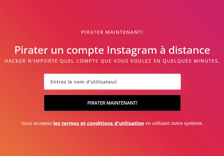 comment pirater un compte instagram