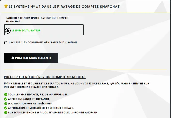 comment pirater un compte snapchat 2022